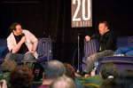 Gary Russell and Phil Collinson at Gallifrey 20